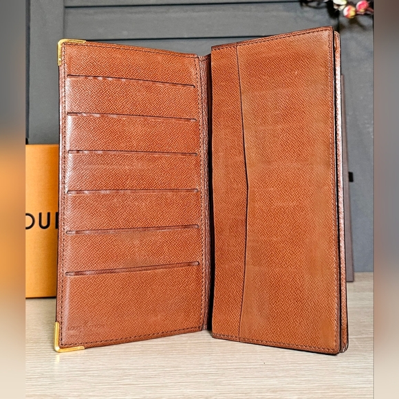 Authentic LOUIS VUITTON Monogram Porte Valeurs Cartes Long Wallet - Picture 3 of 9